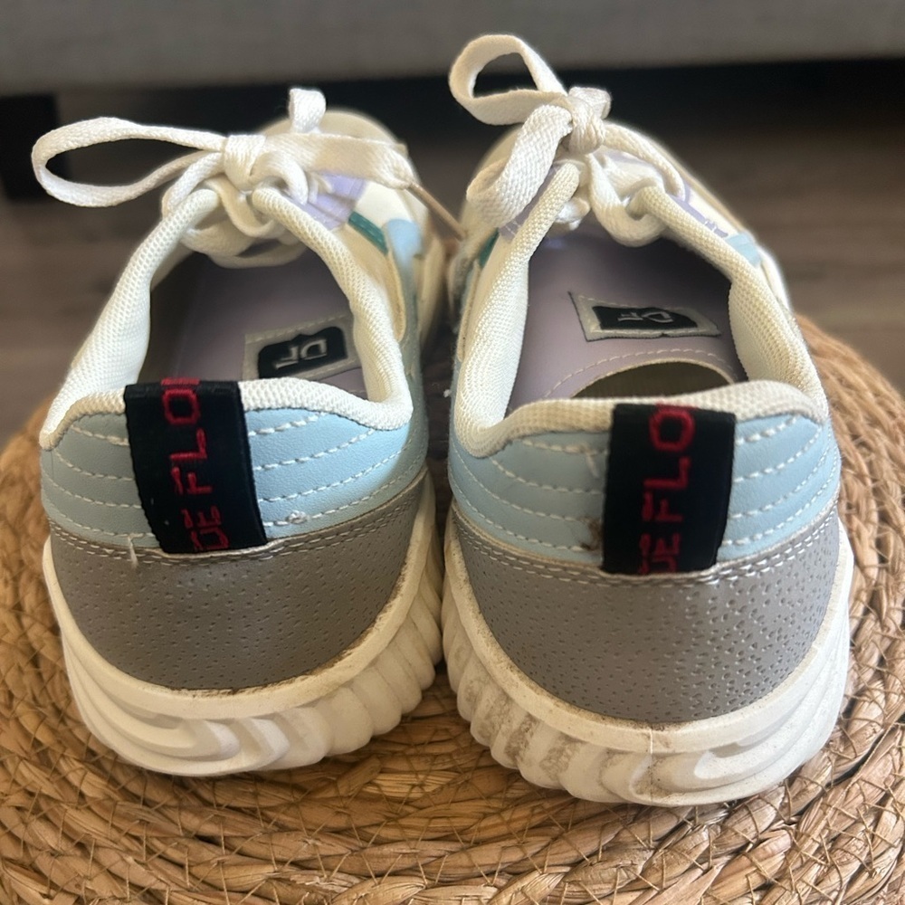 De Florance Orthopedic "Vintage" Milan Sneaker Blue Purple Gray Size EU 40/US9 - Picture 5 of 9